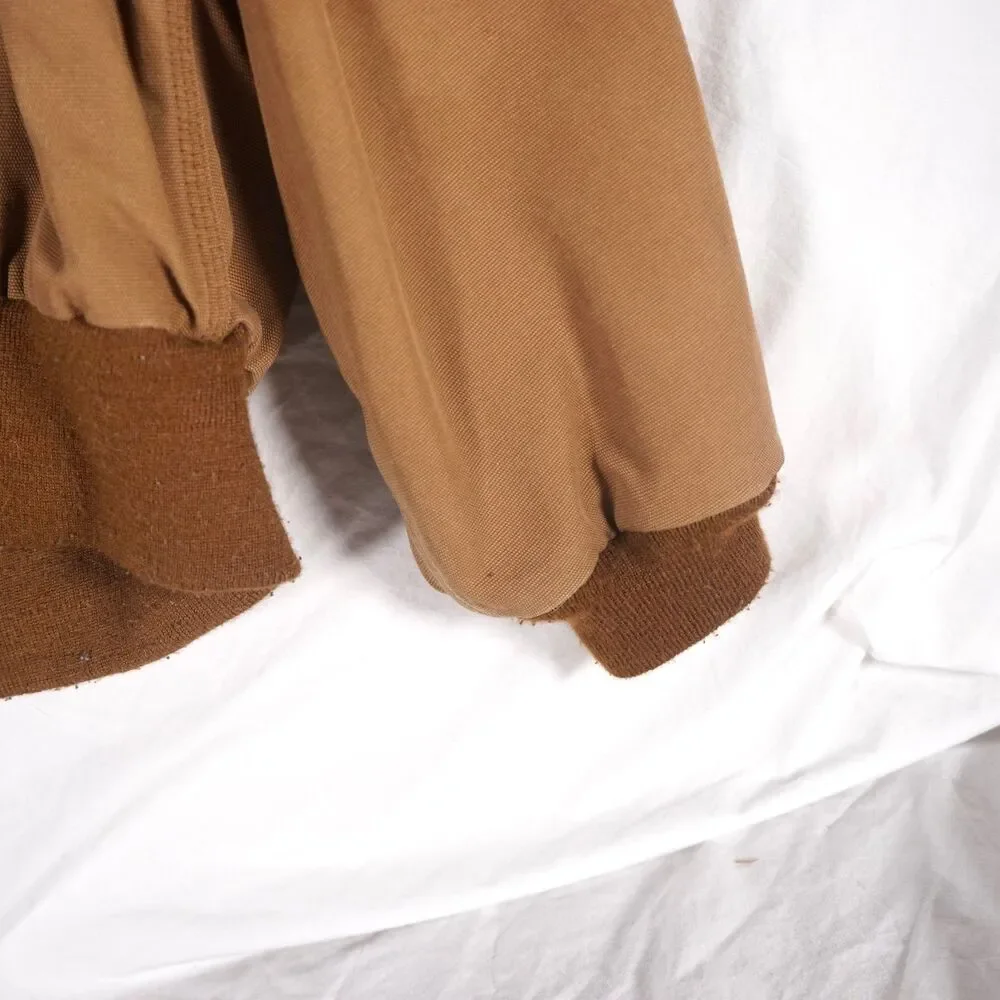 Carhartt FR Jacket Full Zip Made in USA Union Tan Brown 2XL